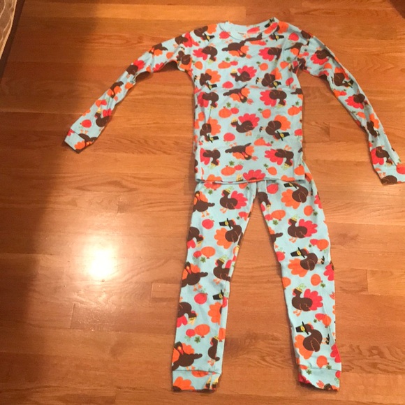 EUC Thanksgiving Pajamas - Picture 1 of 6